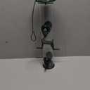 Bird Feeders for Outdoors (Green) Squirrel Proof Hanging Bird Feeder with Locking Lid & Adjustable Hanger, Chew-Proof, Weather Resistant 15 Inches 6 Port