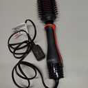 REVLON One Step Volumizer PLUS, Blow Dryer Brush for Fast Salon-Style Blowouts, Revlon Blow Dry Brush with Hair Dryer function, Plus Travel Friendly (Black)