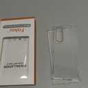 Foluu Clear Case for Samsung Galaxy Z Fold 6 with Front Built-in Screen Protector - Scratch Resistant Hard PC Back Bumper Protective Shockproof Cover for Samsung Galaxy Z Fold6 5G 2024