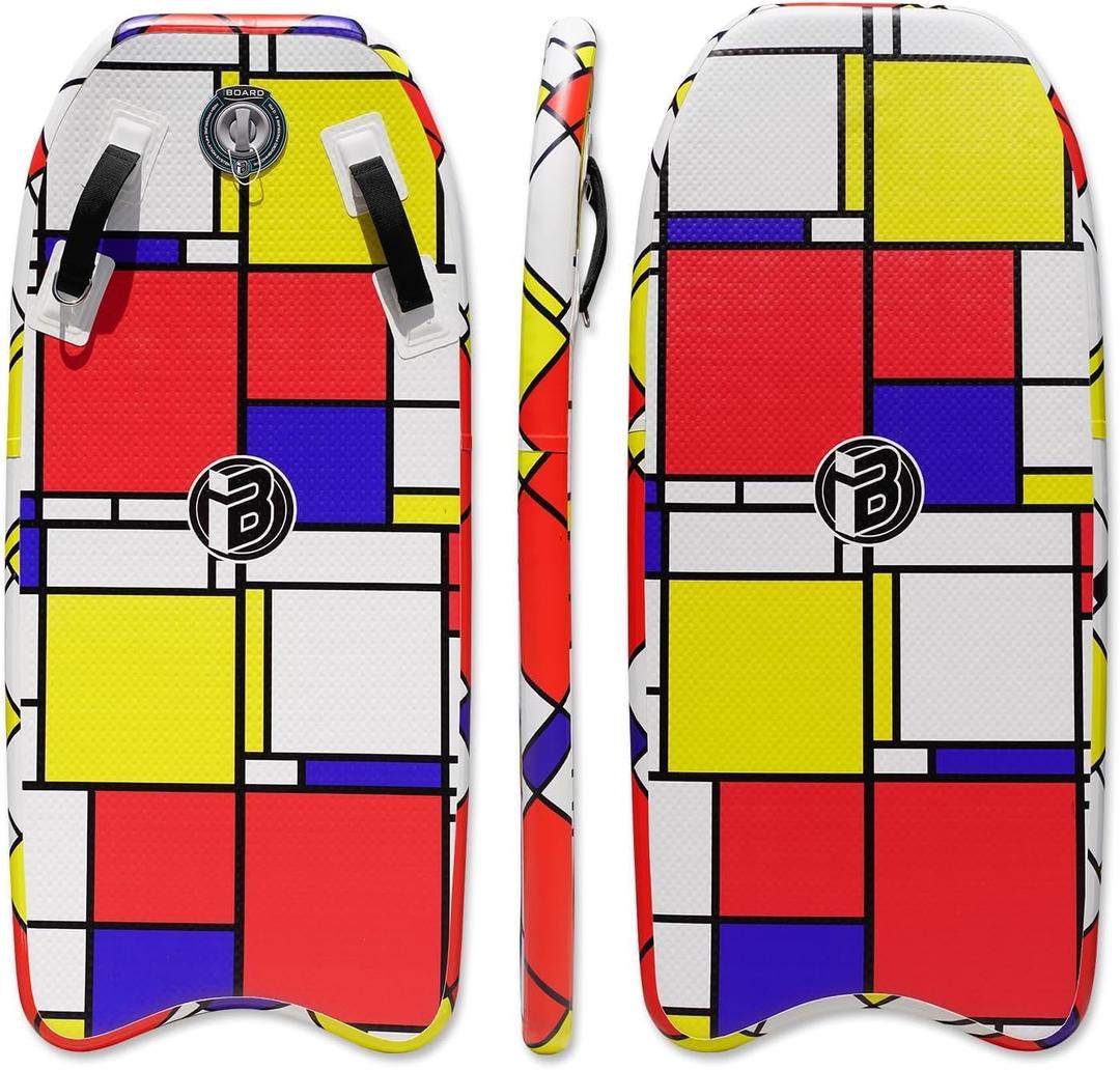 48" Inflatable Bodyboard w/ Hammer Seam – Folding Surfboard 15PSI Max, 48"L x 22"W x 2"D