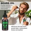 Beard Kit Beard Grooming Kit w/Beard Oil Balm Brush Comb Scissor e-Book Christmas Stocking Stuffers Gifts Ideas for Men Him Dad Boyfriend Husband Mens