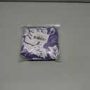 Stretch Dining Chair Seat Covers Set of 2,Dining Chair Slipcovers, Floral Printed Chair Covers,Soft Fabric Washable Upholstered Chair Seat Protector, No Rear Covers for Home Kitchen Dining Room (Light Purple Flowers + Butterflies)