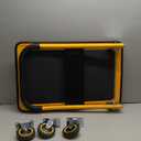 SIMPLI-MAGIC Push Cart Dolly, 330 LBS  Foldable Moving Platform Hand Truck  Easy Storage, 360 Degree Swivel Wheels Flat Bed Cart (Standard)