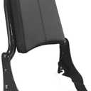 Adjustable Short Sissy Bar for Harley 2009-Later Touring Quick Release Low Profile Passenger Backrest for Road King Road Glide Street Glide Electra Glide Road King Ultra CVO Limited