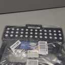 Korpai 9" Folding Step Stool for Adults and Kids 15-Inch Extra Wide Stool Holds Up to 300 lbs,Non-Slip Folding Stools with Handle,Compact Plastic Foldable Step Stool for Bathroom,Kitchen,ect (Black)