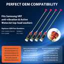 WA50R5200AW WA50R5400AV/US WA45N3050AW/A4 WA50R5400AW/US WA400PJHDWR/AA WA52A5500AV/US WA50M7450AW WA45T3400AV/A4 WA50T5300AC/US Suspension Rods for Samsung Washer DC97-16350U
