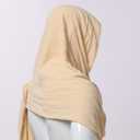 GRACEART Post Apocalyptic Shawl Scarf Shaman Cowl Medieval Costume Sash (08-beige)