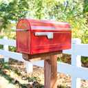 Architectural Mailboxes 7900-7R-SR Boulder Mailbox, Red
