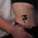 Semi Permanent Tattoo for Women Adult, 2 Sheets Realistic Sexy Naughty Temporary Tattoos, Lasts 2 Weeks Waterproof and Non-Reflective, Slutty Kinky Fake Tattoo (Cum Dump)