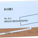 HIMI Mixed Media Sketchbook Paper, 9 x 12 inches, 90 Sheets (110.5lb/ 180gsm) Heavyweight Sketching Paper for Watercolor, Gouache, Marker, Painting, Drawing, Sketching, Wet and Dry Media