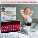 Red-Light-Therapy-for-Body,2026 Upgraded 4 Modes Near Infrared Light for Body Pain Relief,High-Efficiency Spherical Lamp Dual-Wave(660nm&850nm)LEDs,Corded-electric for Effective Therapy(12.4" x 6.1")