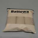 Battewa Leak Proof Underwear for Women Full Cover Incontinence Underwear Pee Proof Adult Briefs Washable Overnight 100ML (Beige, M)