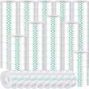 Pasimy 96 Rolls Clear Tape Bulk Strong Sticky Transparent Tape Refills for Dispenser, Office, Home, School, Wall, Carpet, 3/4 x 1000 Inches(Green)