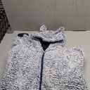 Womens Fluffy Bear Onesie Pajamas,Shu Velveteen Warm Cozy Christmas Pjs Sleepwear Romper Jumpsuit Zipper with Pocket Size Large