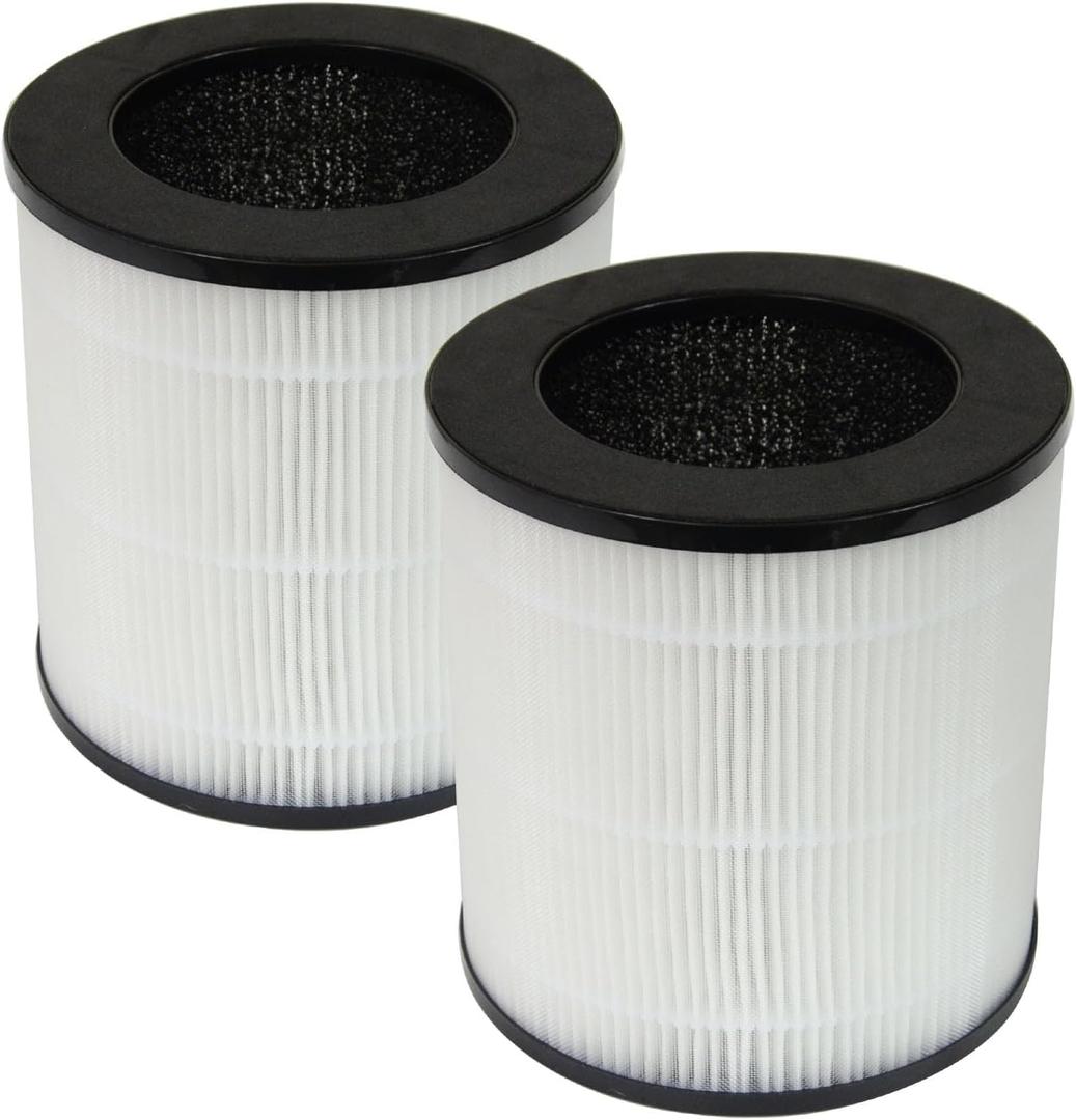 PUREBURG Replacement Filter Compatible with MEGAWISE EPI235A (2022 Updated Version) Air Purifier HHAP0006-1,2-Pack H13 HEPA 4-Stage Filtration