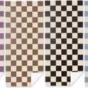 4 Pack Towels for Bathroom, Beach Towel, Microfiber Lightweight Beach Towels Oversized, Towel Accessories for Women Men Camping Pool Birthday Christmas Favors 32x71 in, Cute Plaid Checkered, Checkered 259