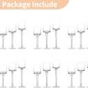 NUPTIO Stemmed Candle Holders Bulk: Set of 18 Tea Light Holders for Floating Pillar Candles - Clear Monet Candle Stands for Wedding Table Centerpiece Decor