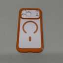 Miracase for iPhone 17 Pro Max Case 6.9" Full-Body Phone Case with Built-in Glass Screen Protector& Full Camera Protector,[Magnetic with MagSafe] Drop Proof 17 ProMax Cover, Orange