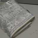 2x3 Gray Entryway Rug Non Slip Washable Area Rug Soft Vintage Boho Throw Rug Retro Distressed Floral Carpet Indoor Farmhouse Decor Low Pile Small Door Mat for Kitchen Bathroom Bedroom Laundry Office