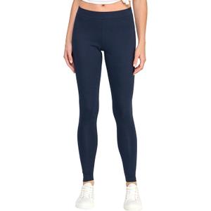 GREEN VOYAGE Women's GOTS Certified Organic Cotton Mid Rise Super Soft Knit Leggings, Size: L
