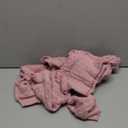 Dog Sweaters for Large Dogs Turtleneck Knitted Pet Clothes Solid Color Puppy Sweater Warm Dog Sweater(Pink&L)