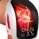LifePro Knee Massager with Heat and Red Light Therapy - Portable Infrared Device for Daily Wellness & Relaxation - Red Light Therapy Knee Brace for Athletes and Active Lifestyles