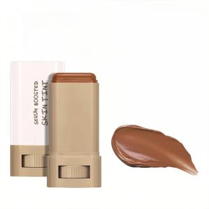 6 Colors Foundation Stick Serum Boosted Skin Concealer, Moisturizing Serum Lightweight Contour Foundation Face Stick for Women (03)