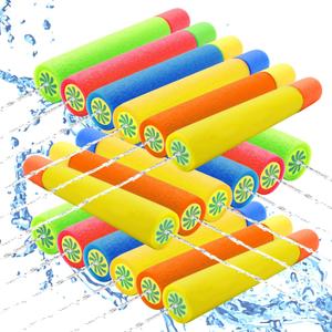 18 Pack Foam Water Guns for Kids, Water Blaster Soaker Guns Long Range Swimming Pool Water Squirter Outdoor Water Toys for Boys Girls Adults Summer Fun in Swimming Pool, Beach, Party