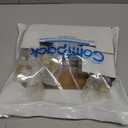 Syhood 22 Pcs Mini Mercury Glass Christmas Ornaments 1.2" Diameter Vintage Glass Balls Christmas Tree Hanging Ornaments for Xmas Party Wreaths Garland Window Decor(Gold)