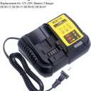 DCB112 20V MAX Rapid Charger Replacement for De-Walt Battery Charger, Compatible with De-Walt 12V-20V Lithium Battery