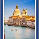 wyooxoo 12x16 Picture Frame Made of Solid Wood Dark blue Photo Frames Display Pictures 11x14 with Mat or 12x16 Without Mat Colorful Frame For Tabletop Display or Wall