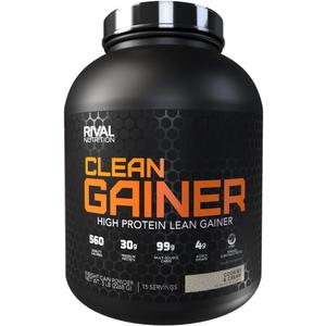 RIVAL NUTRITION Clean Gainer - Cookies & Cream, Best By 01/04/2027