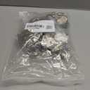 IBosins 18 Pack Big Heavy Duty Three Prongs Coat Hooks Wall Mounted with 36 Screws Wall Hooks Retro Double Utility Rustic Hooks for Coat, Backpack, Towel, Robe (18 Pcs Matte Nickel)