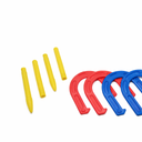 Play Day Plastic Horseshoe Game Set Outdoor Fun Ages 3+