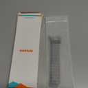 Amizee No Gap Band Compatible with Samsung Galaxy Watch 8 Band 40mm 44mm/Watch 8 Classic 46mm, Magnetic Silicone Strap for Women Men, GR/Mid-Gray