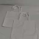 Plain Canvas Tote Bags,Mini Canvas Tote Bag,Small Cloth Tote Bags with Handles,Great for Gift,Promotion and Decor, 2pack White 13x13,5 inch
