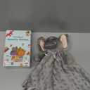 Pro Goleem Elephant Security Blanket, Soft Lovey Unisex Lovie Baby Gifts for Boys and Girls Snuggle Toy Stuffed Animal Newborn Essentials and Items Grey 16 Inch