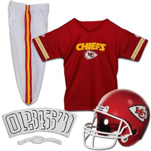 Franklin Sports NFL Youth Football Uniform Set for Boys & Girls - Includes Helmet, Jersey & Pants with Chinstrap + Numbers (Medium)