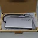 UtechSmart USB C Hub, 3 HDMI Docking Station Triple Display 12 in 1 USB C Laptop Adapter with 4K HDMI PD3.0 SD TF Card Reader Gigabit Ethernet for MacBook Pro/Air/M1/M2 & Windows (Grey)