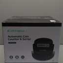 OFFNOVA Electric Automatic Coin Sorter & Change Counter Machine, Coins up to 300 Coins Per Minute, Large LED Digital Display, Supports All Denomination of US Coins