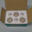 Vintage Edison LED Short Bulb 60W E26 Standard Base Dimmable G45 Small Globe 2700K Soft White 60watt Round Light Bulb Ideal for Home Lighting Fixtures Create Cozy Ambiance in Living Rooms and Bedrooms (6 Count (Pack of 1))