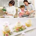 Cake Decorating Kit,Piping Bags and Tips Set,Cake Decorating Supplies,Frosting Piping Kit,Cake Baking Supplies for Beginners (488PS)