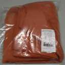 NICETOWN Blackout Curtains and Drapes - Thermal Insulated Solid Rod Pocket Blackout Draperies/Panels (Burnt Orange, 1 Pair, 42 by 63 inches)