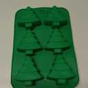 Christmas Tree Silicone Molds 2PCS for Soap Chocolate Candy Cake Cocoa Bomb Bath Bomb Ice Candle Food, 3D Xmas Themed Treat Baking & Freezing Tray BPA Free Food Grade Holiday Moulds