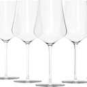 Gabriel-Glas Crystal Wine Glasses, Set of 6 with Gift Box - Premium, Universal Wine Glass for Red and White Wine - Dishwasher Safe, Lead-Free, 16 oz