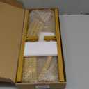 Wokceer 7.2 FT Wedding Arch Backdrop Stand, Gold Metal Arch Backdrop Stand for Wedding Ceremony Birthday Party Bridal Baby Shower Photo Booth Garden Floral Balloon Arches Decoration