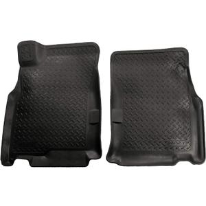 Husky Liners Classic Style Floor Liners | Fits 2003-2009 Toyota 4Runner, Front Floor Liners, Black, 2 pcs. | 35751