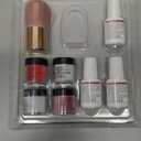 AZUREBEAUTY 4 Colors Dip Powder Nail Kit Starter, Transparent Nude Neutral Pink