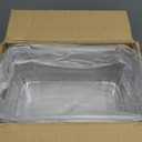 Attelite Clear Plastic Storage Bins,Large 6 Pack Pantry Organizer with Handle,BPA Free Plastic Storage Containers for Fridge,Closet,Bathroom,Under Sink and Kitchen Organization