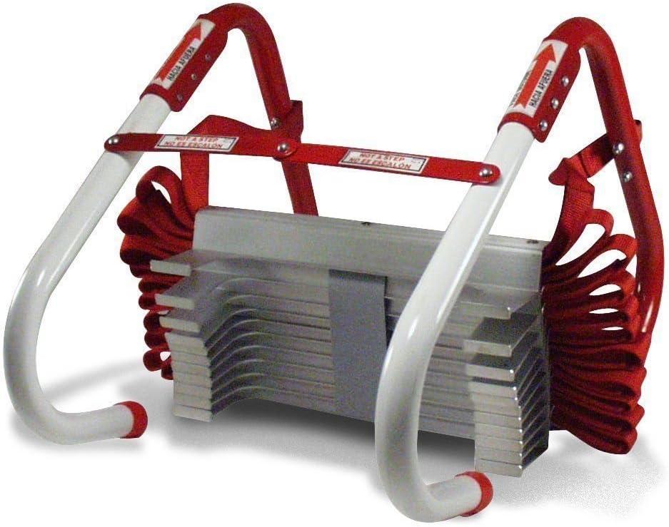 Kidde Fire Escape Ladder, 2-Story Rope Ladder, Extends to 13-Feet, Anti-Slip Rungs (13-Foot)